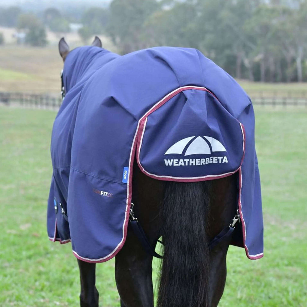 WeatherBeeta ComFiTec Essential Turnout Combo 50g Navy/Burgundy