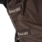 Bucas Irish Turnout 300g mit Hals Espresso