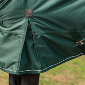 Agradi Horse Outdoordecke 1200D 300gr Reflektierende Paspelierung Grün