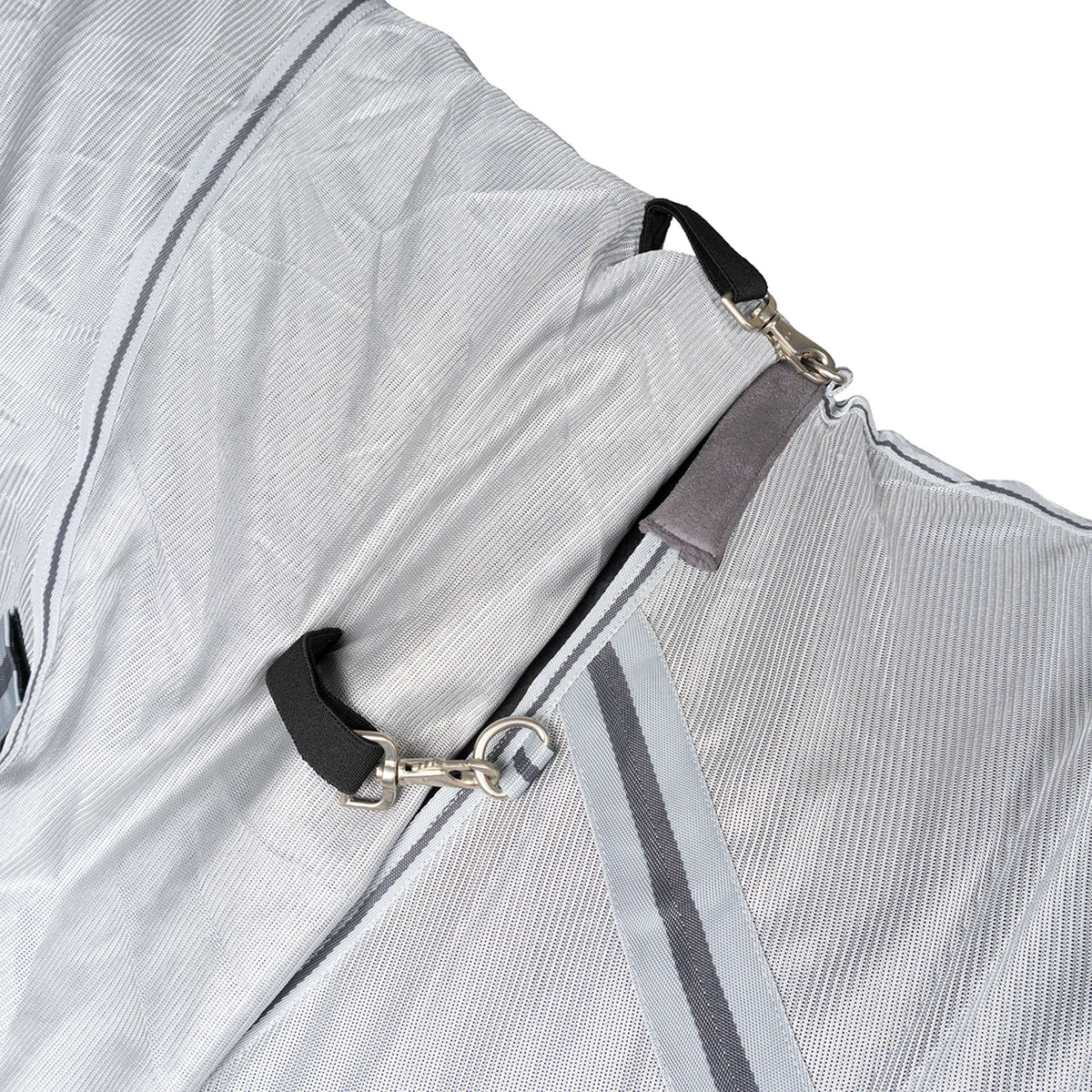 Waldhausen Fliegendecke Protect mit Losem Hals Silbergrau/Grau