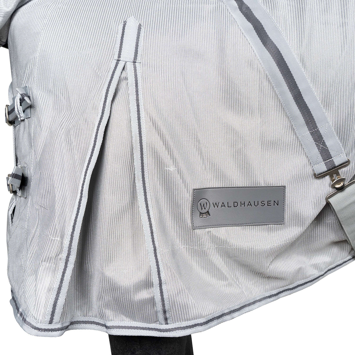 Waldhausen Fliegendecke Protect mit Losem Hals Silbergrau/Grau