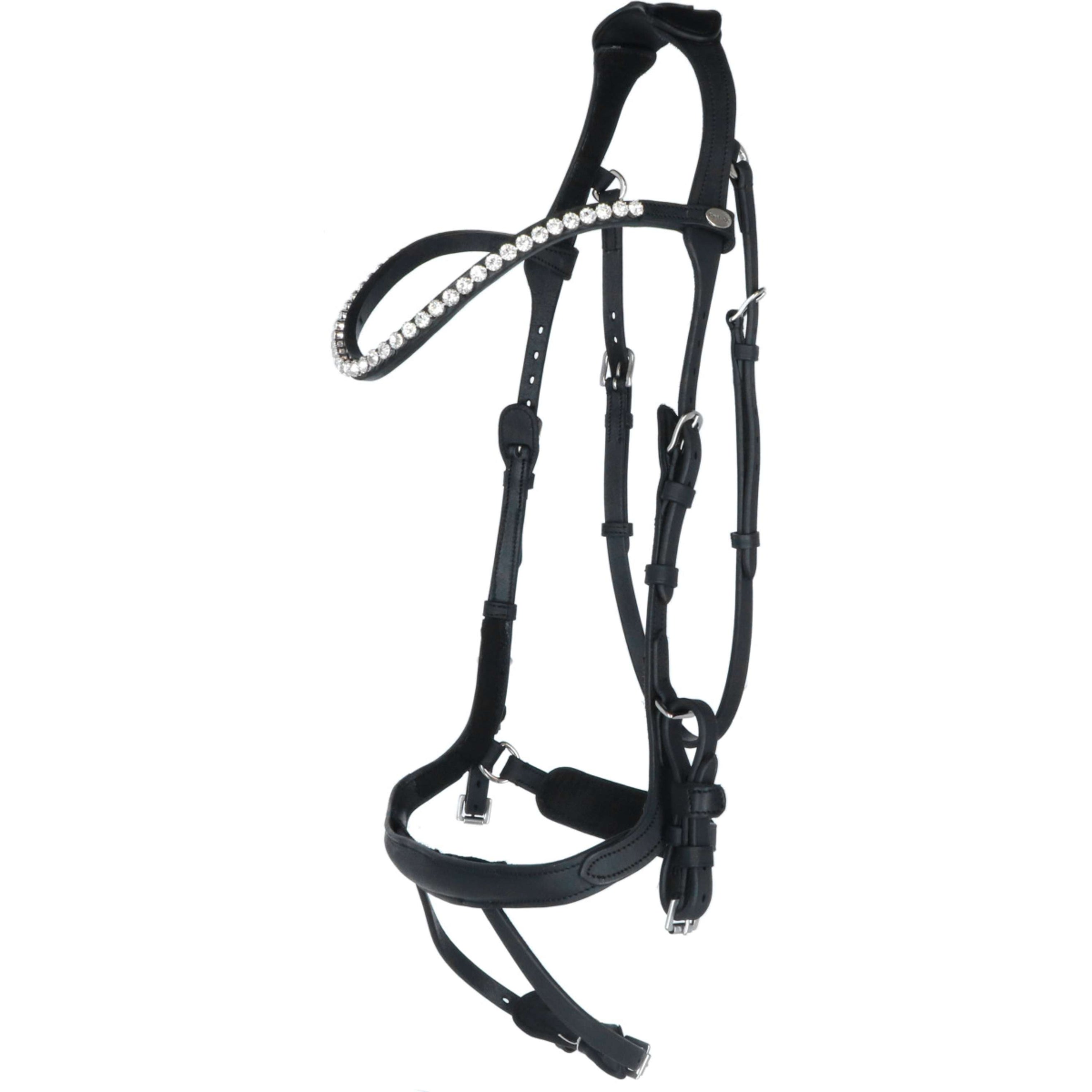 Kavalkade Zaum Caliano Via Schwarz/Silber Kavalkade Zaum Caliano Via Schwarz/Silber