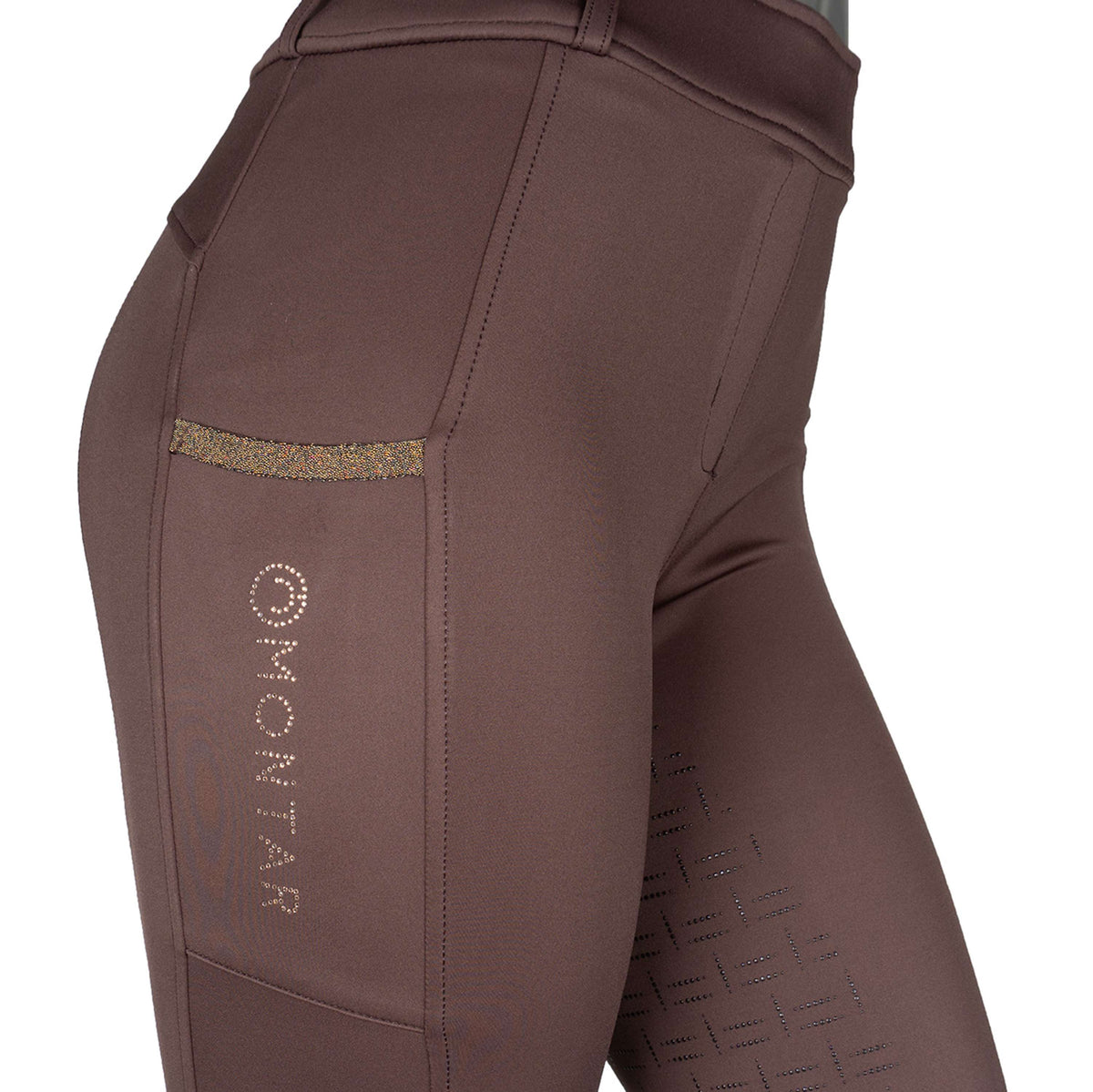 Montar Reitleggings MoGlenda Full Grip Braun