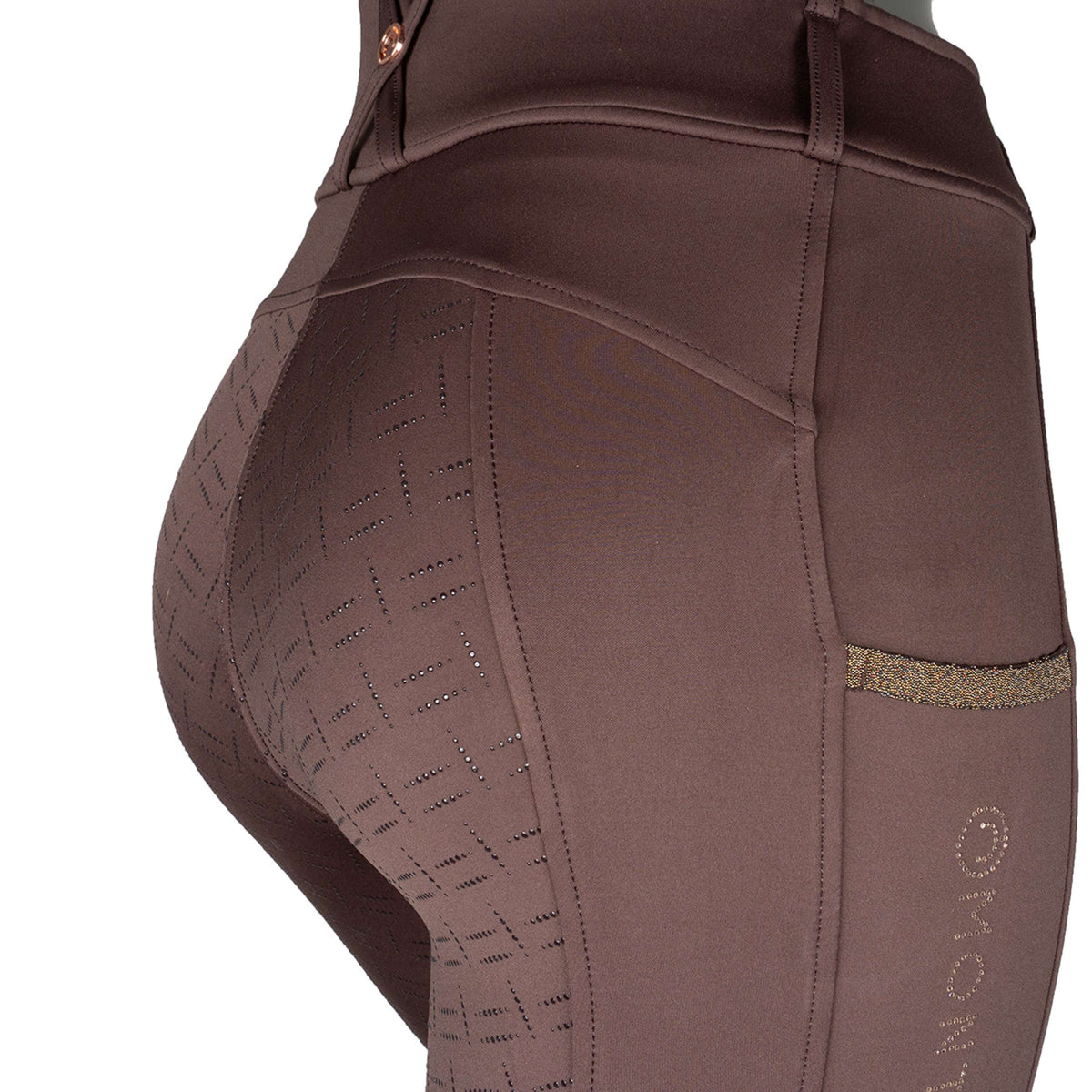 Montar Reitleggings MoGlenda Full Grip Braun
