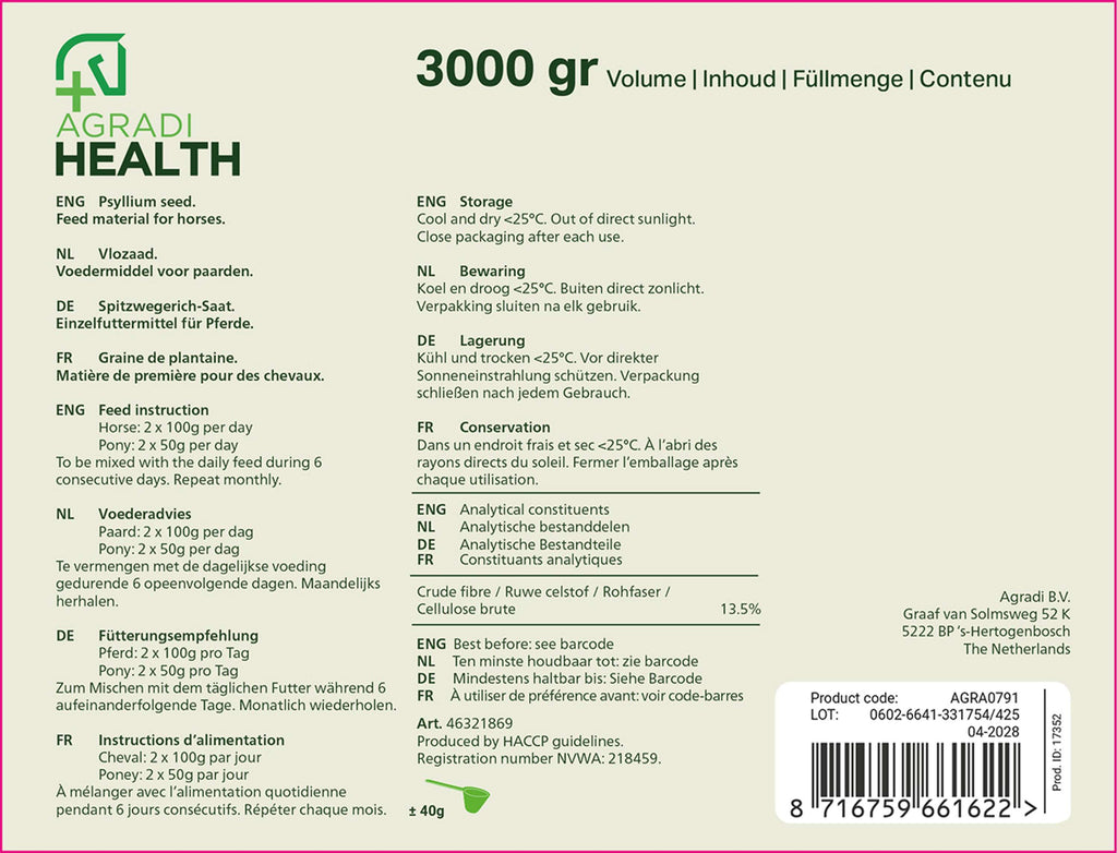 Agradi Health Flohsamen