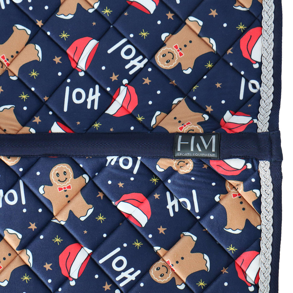 HKM Schabracke X-Mas Dressur Dunkelblau