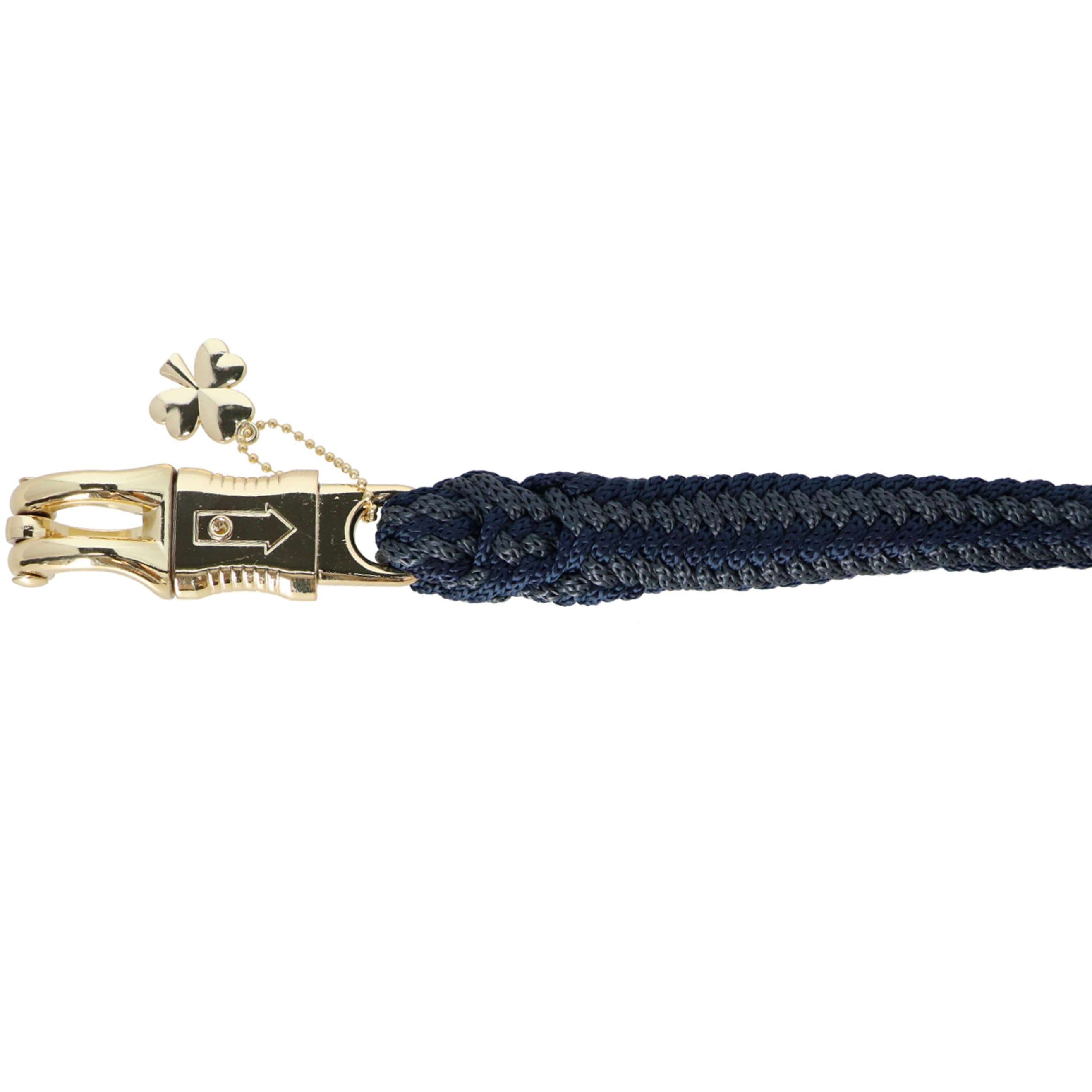 Bucas Führstrick Show-Line Comfort mit Panikhaken Marine/Grau Bucas Führstrick Show-Line Comfort mit Panikhaken Marine/Grau