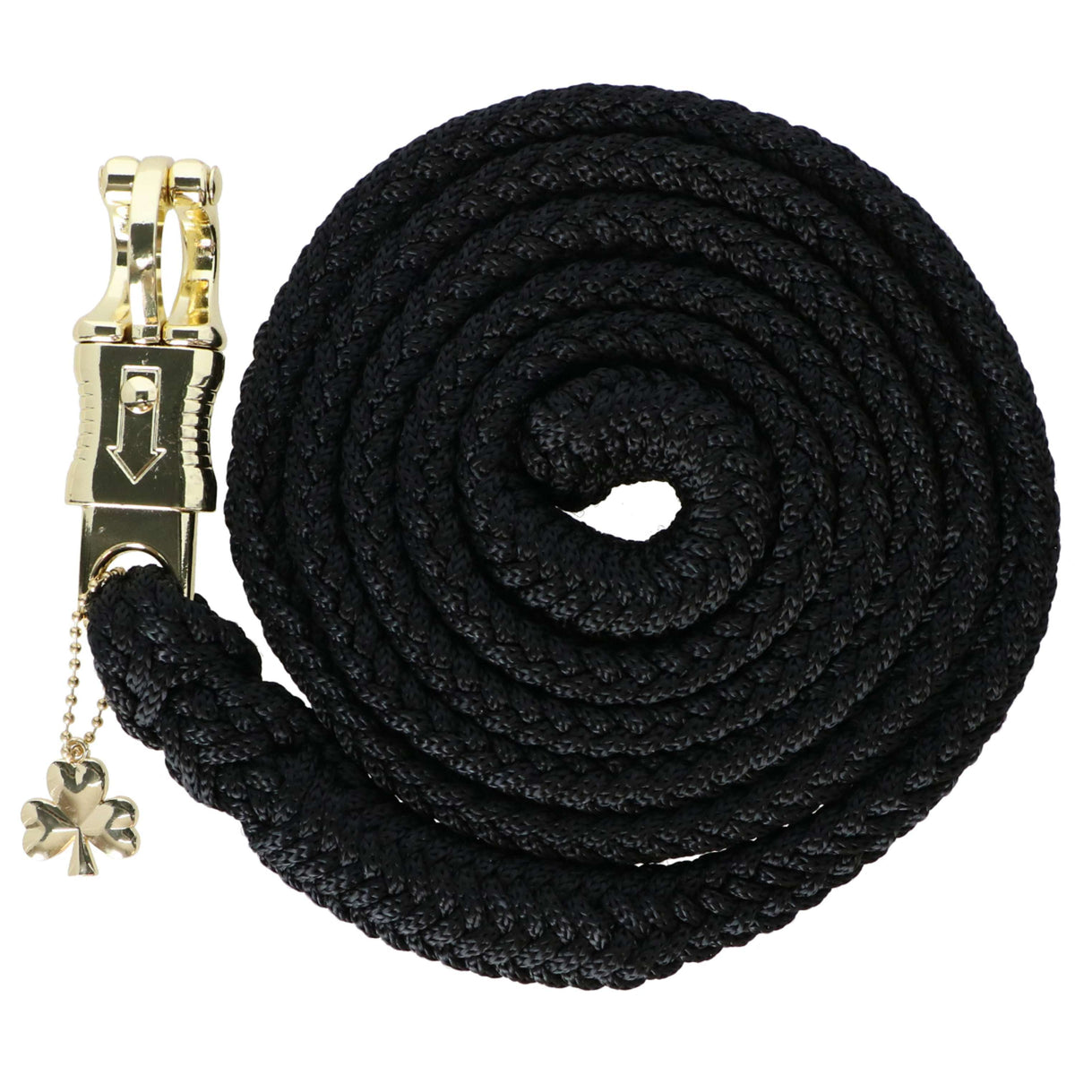 Bucas Führstrick Comfort mit Panikhaken Schwarz/Schwarz