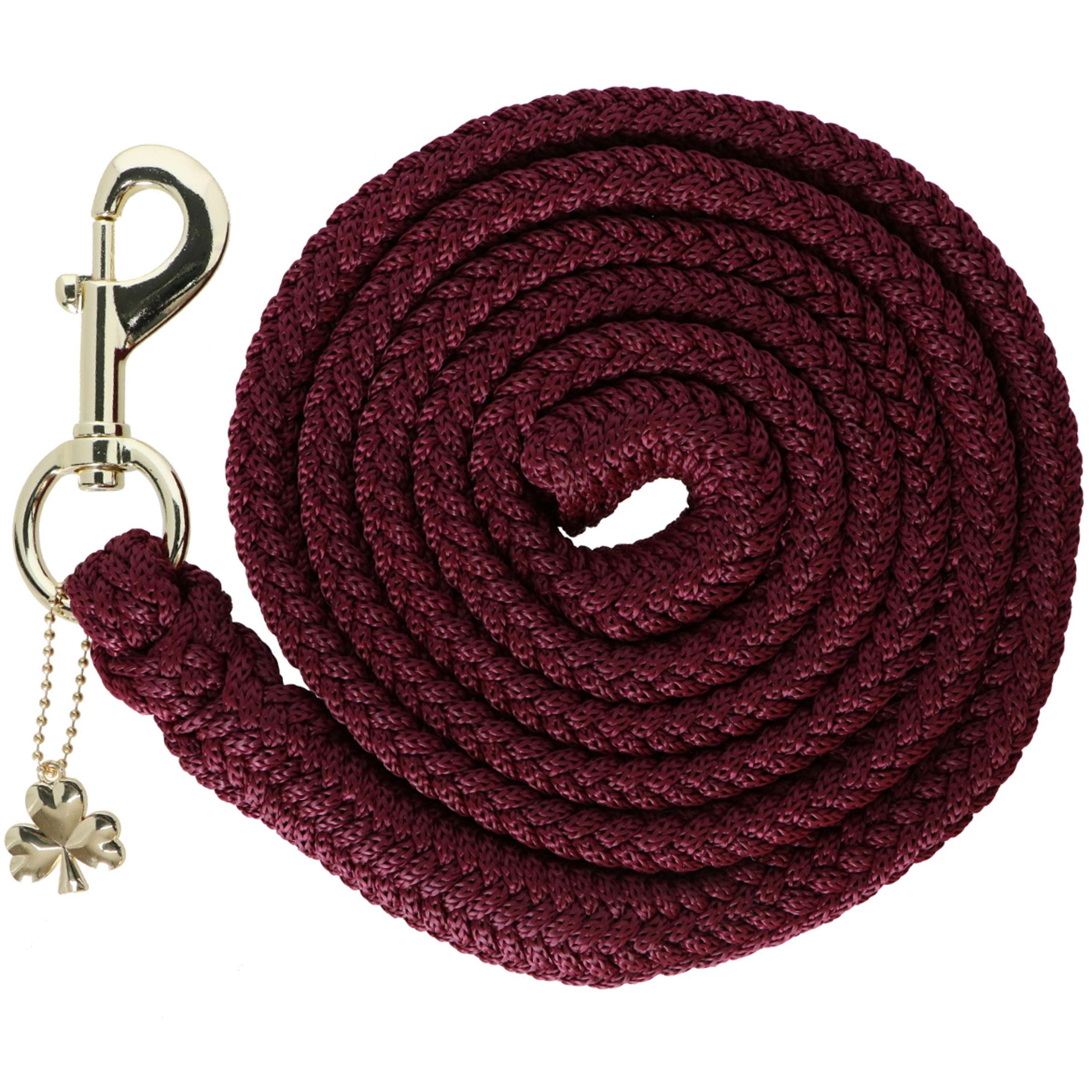 Bucas Führstrick Show-Line mit Karabinerhaken Burgunderrot Bucas Führstrick Show-Line mit Karabinerhaken Burgunderrot