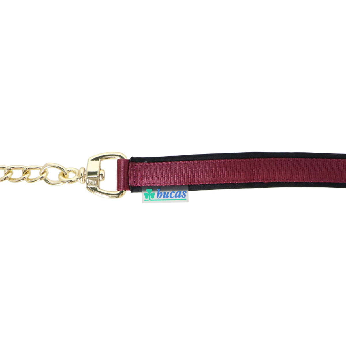 Bucas Hengst Kette Show-Line Burgundy/schwarz