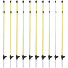 Agradi Power Weidepfahl Fiberglas Metall Pin Gelb
