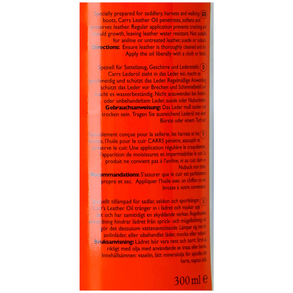 Carr & Day & Martin Lederöl Carrs Leather Oil