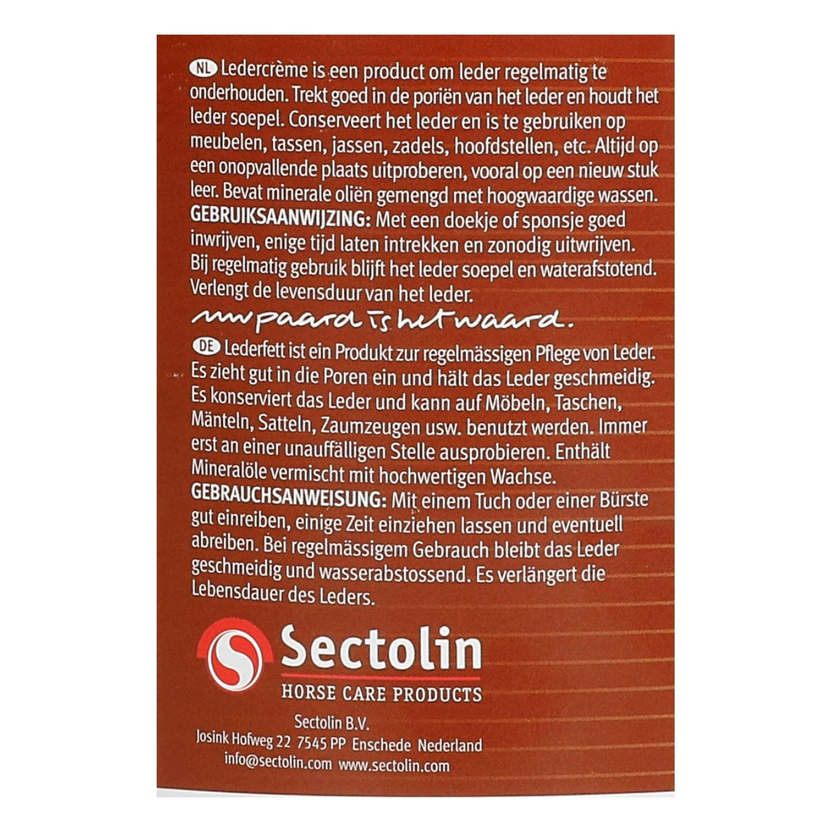 Sectolin Ledercreme Beige