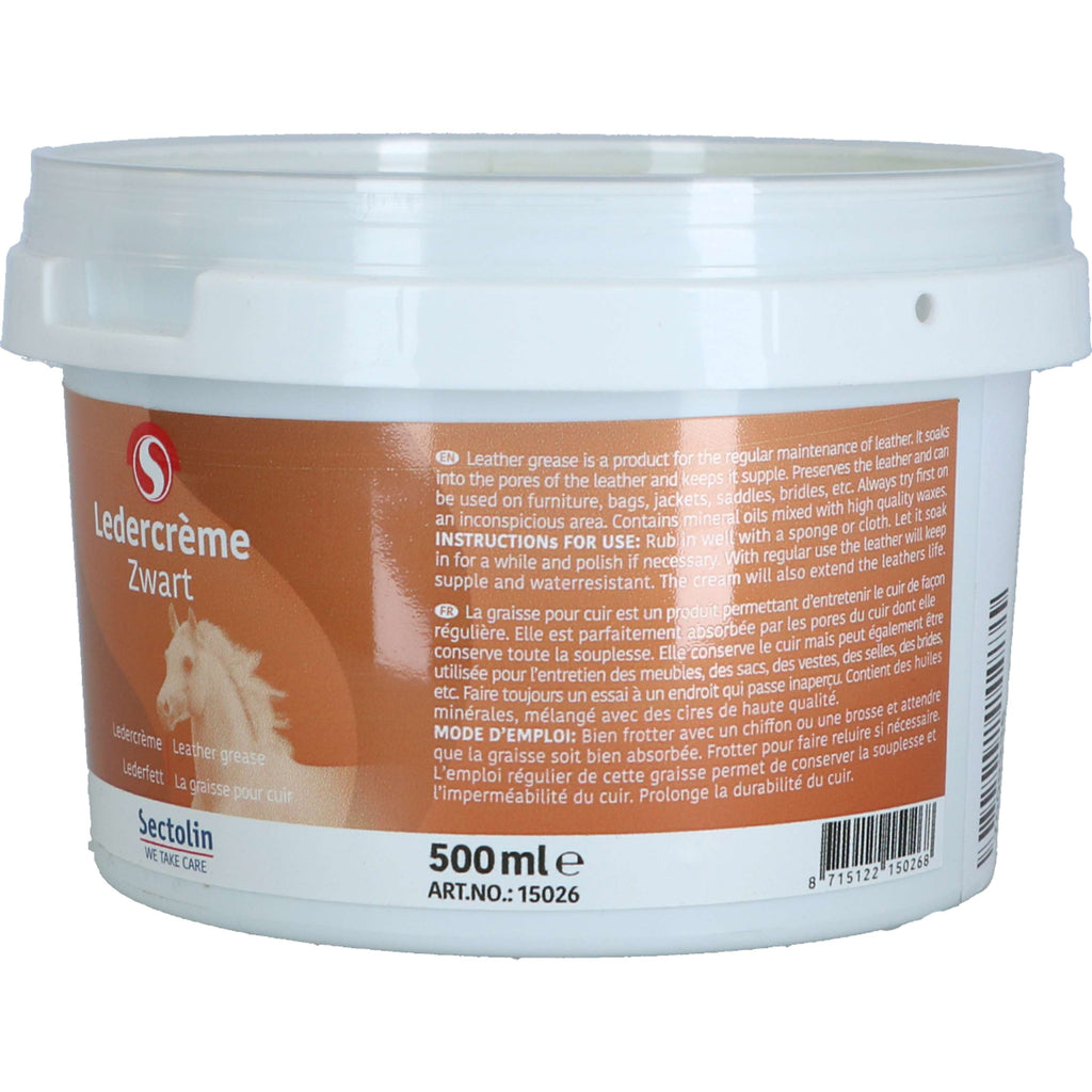 Sectolin Ledercreme Schwarz