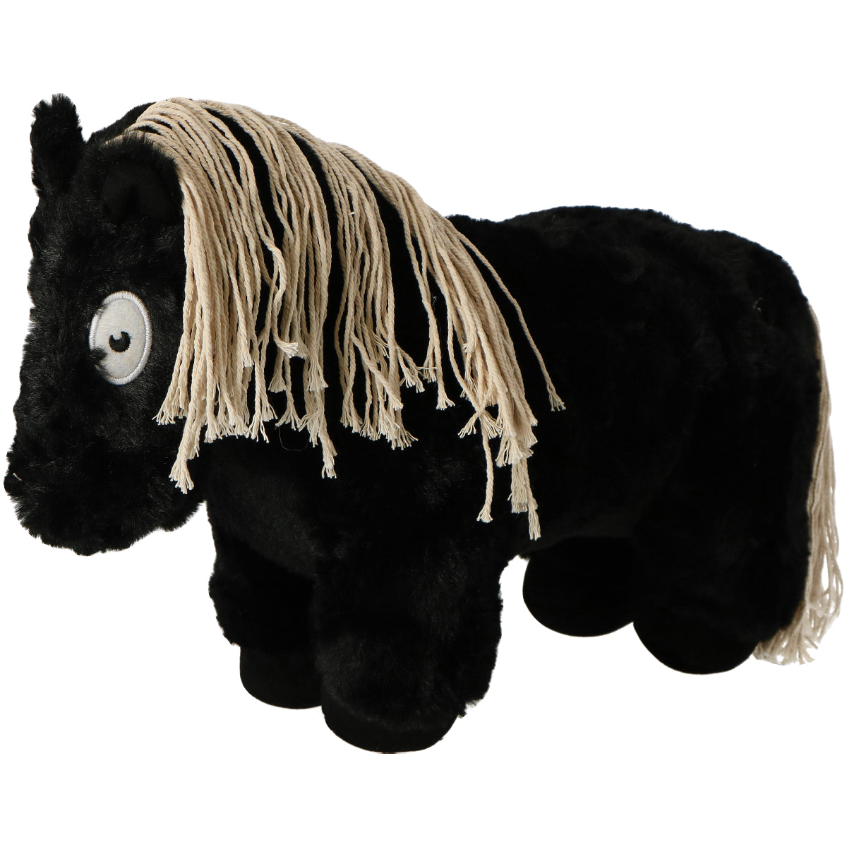 Crafty Ponies Pferde Kuscheltier Schwarz