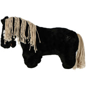 Crafty Ponies Pferde Kuscheltier Schwarz