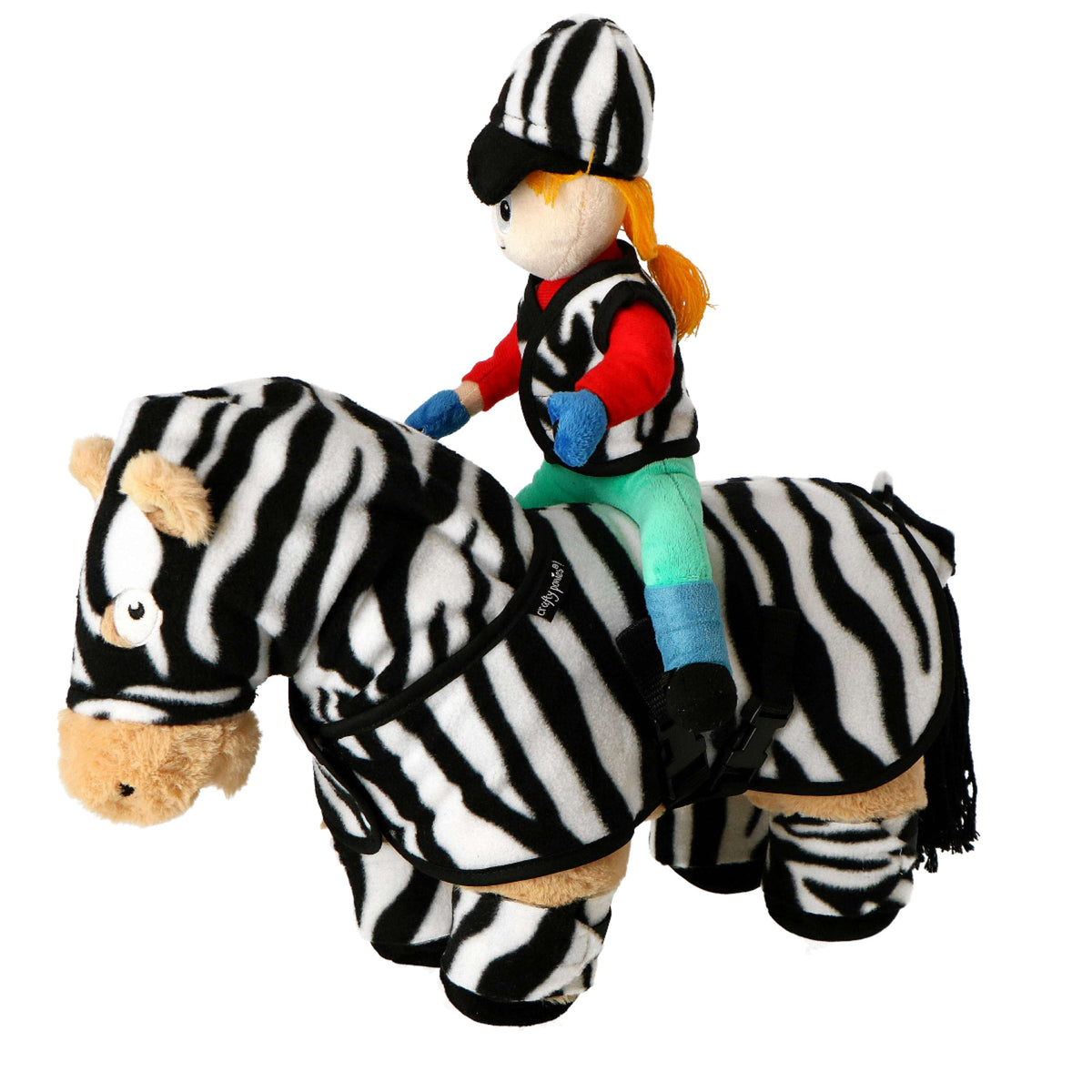 Crafty Ponies Paarden Knuffel Zebra