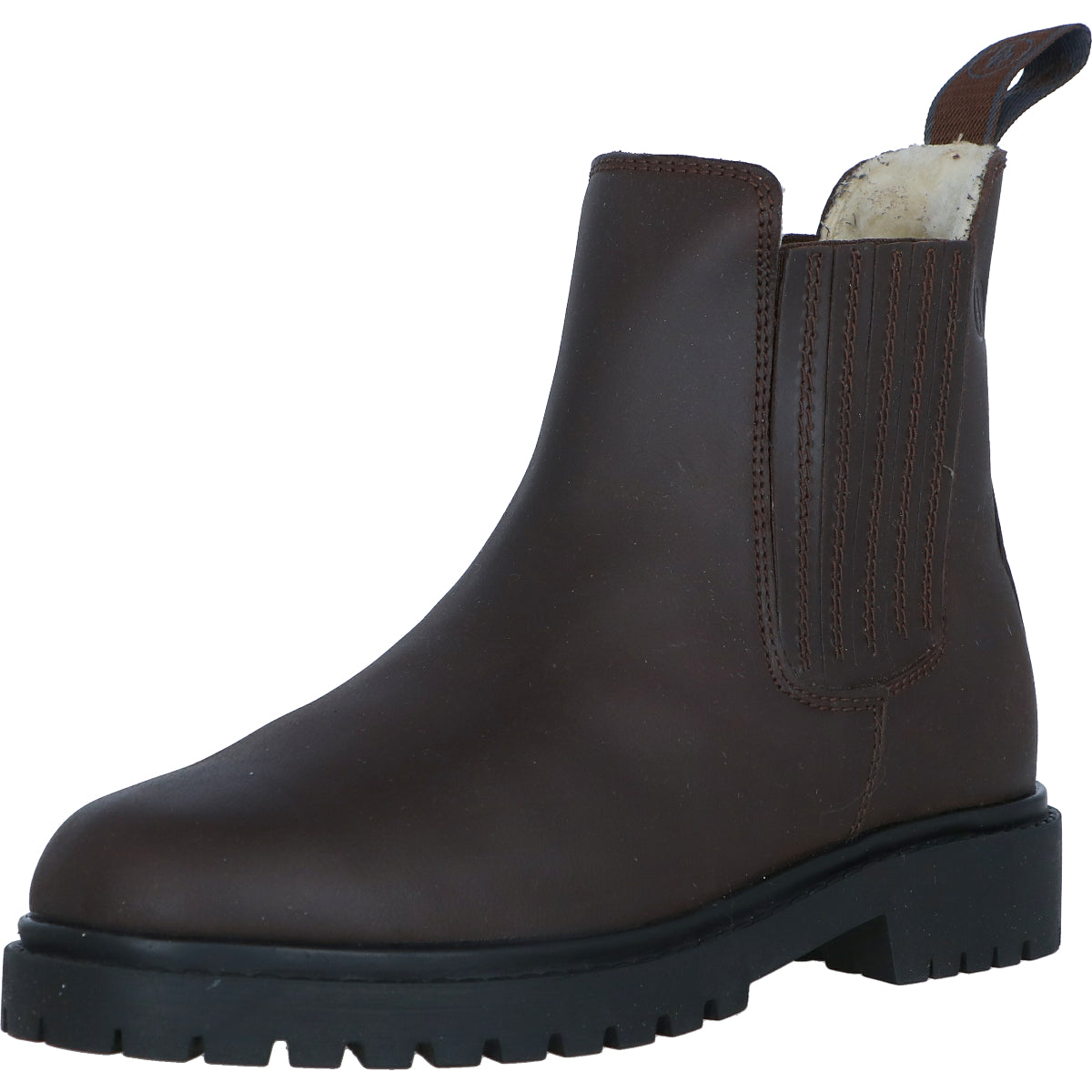 BR Winterstiefelette Alaska II Nubuck mit Gummisohle Braun