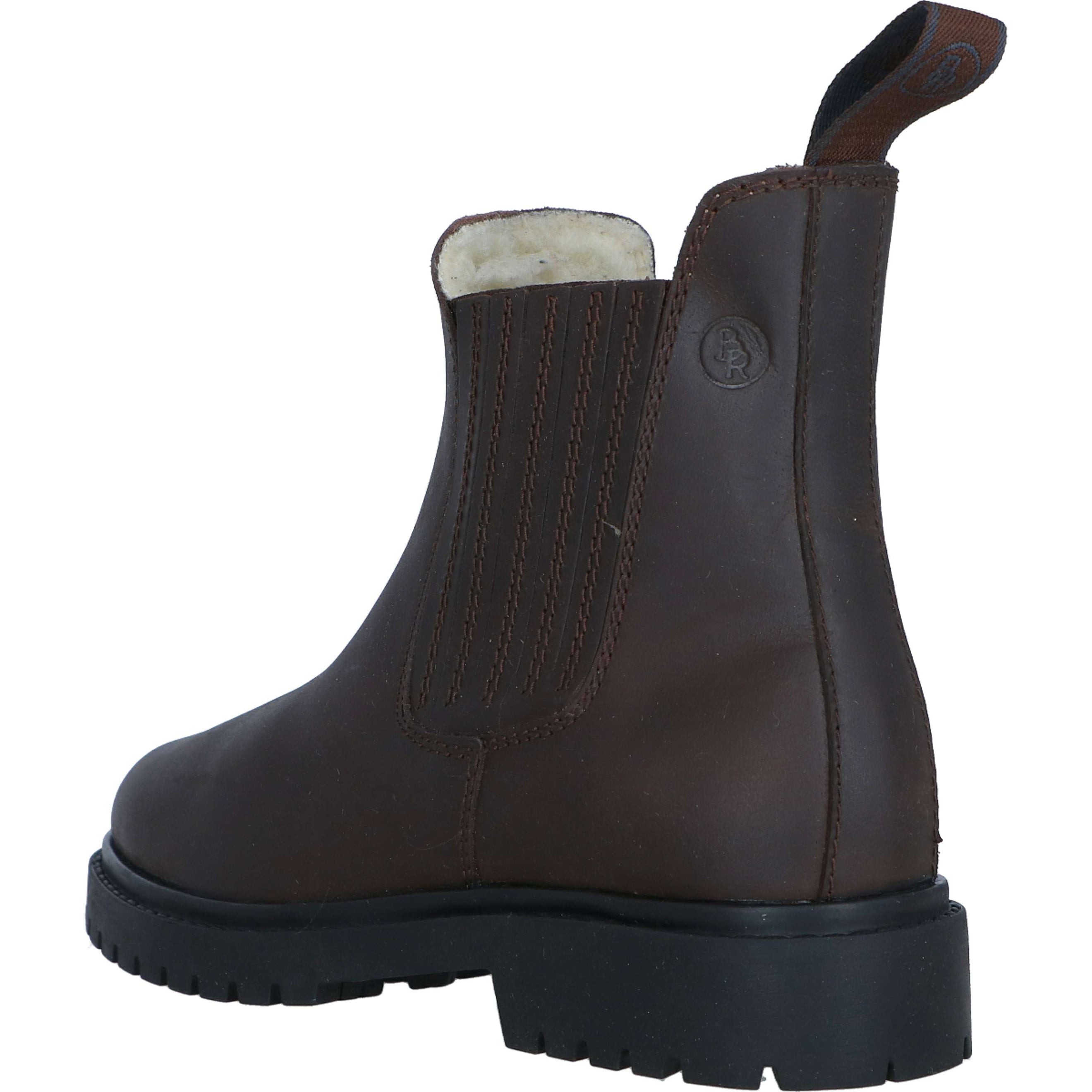 BR Winterstiefelette Alaska II Nubuck mit Gummisohle Braun