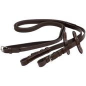 HKM Zügel mit Gummibezug Braun