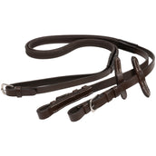 HKM Zügel mit Gummibezug Braun