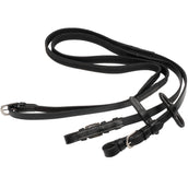 HKM Zügel mit Gummibezug Schwarz