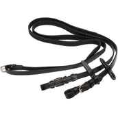 HKM Zügel mit Gummibezug Schwarz