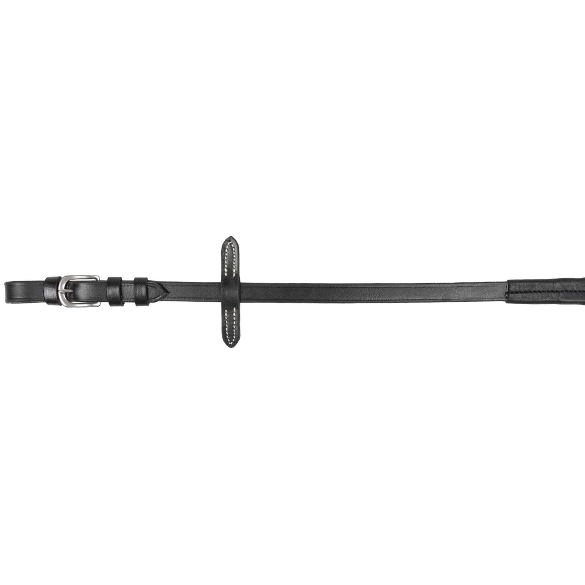 HKM Zügel mit Gummibezug Schwarz