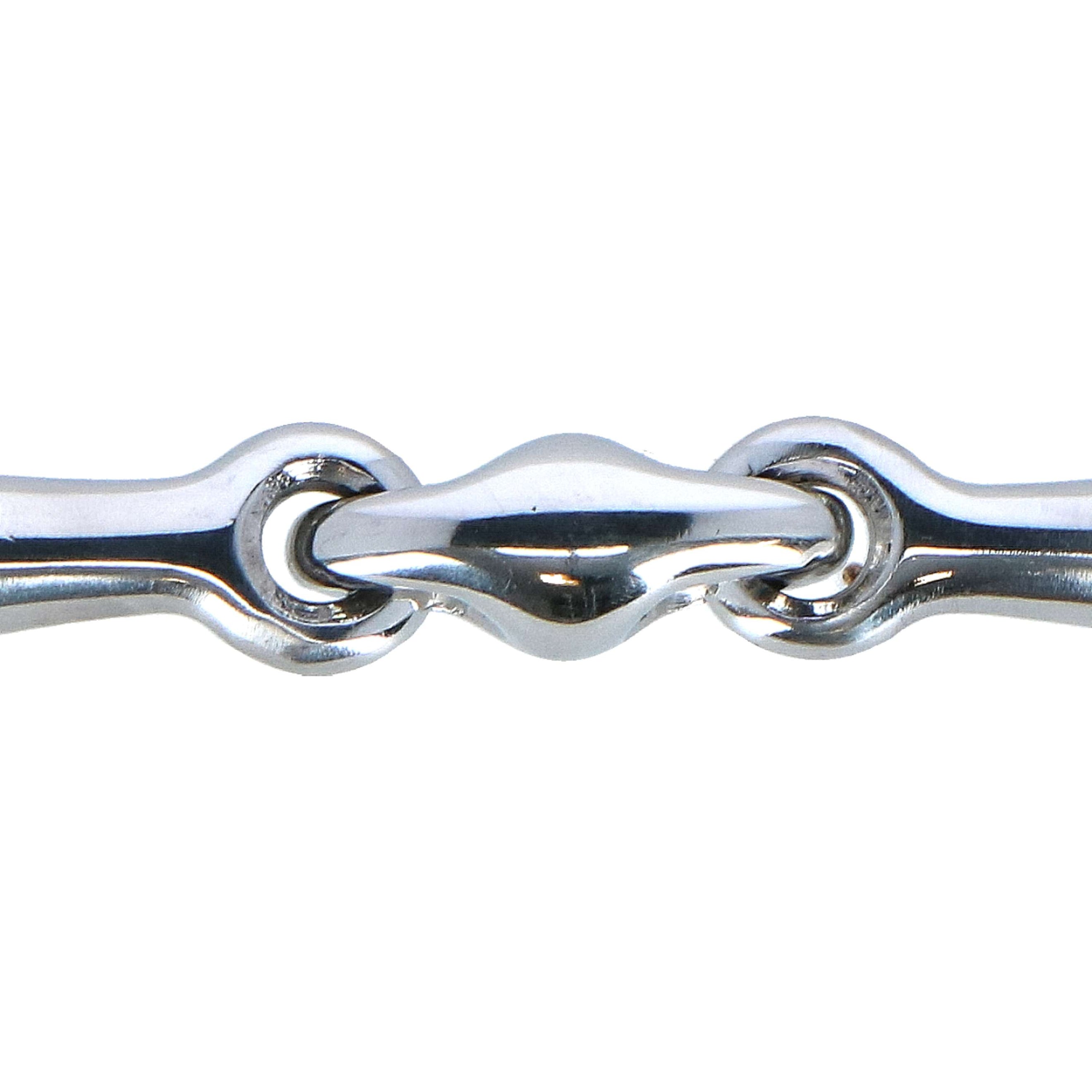 HKM Doppelt gebrochenes Gebiss, 16 mm aus Edelstahl Edelstahl HKM Doppelt gebrochenes Gebiss, 16 mm aus Edelstahl Edelstahl