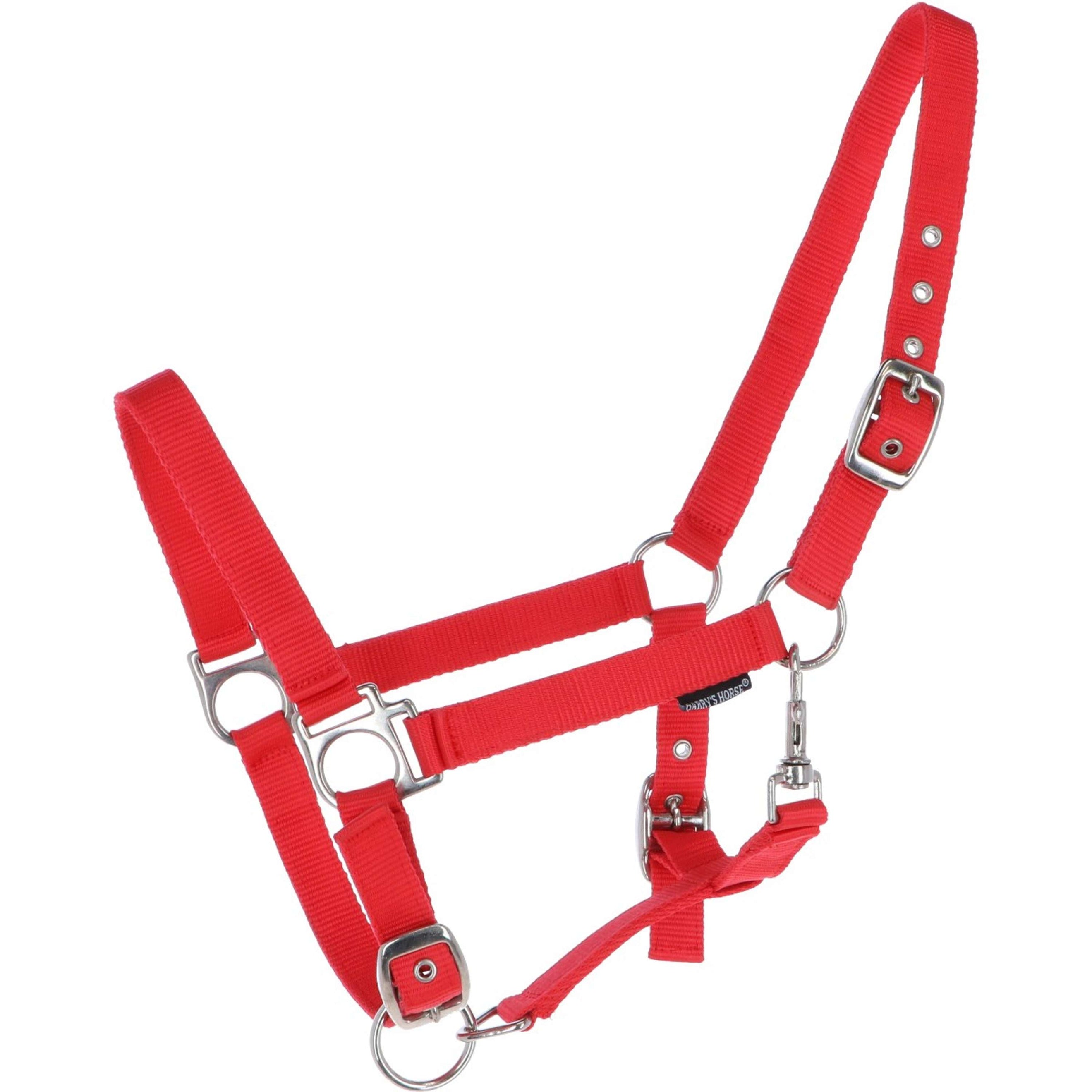 Harry's Horse Halfter 3x verstellbar Rot Harry's Horse Halfter 3x verstellbar Rot