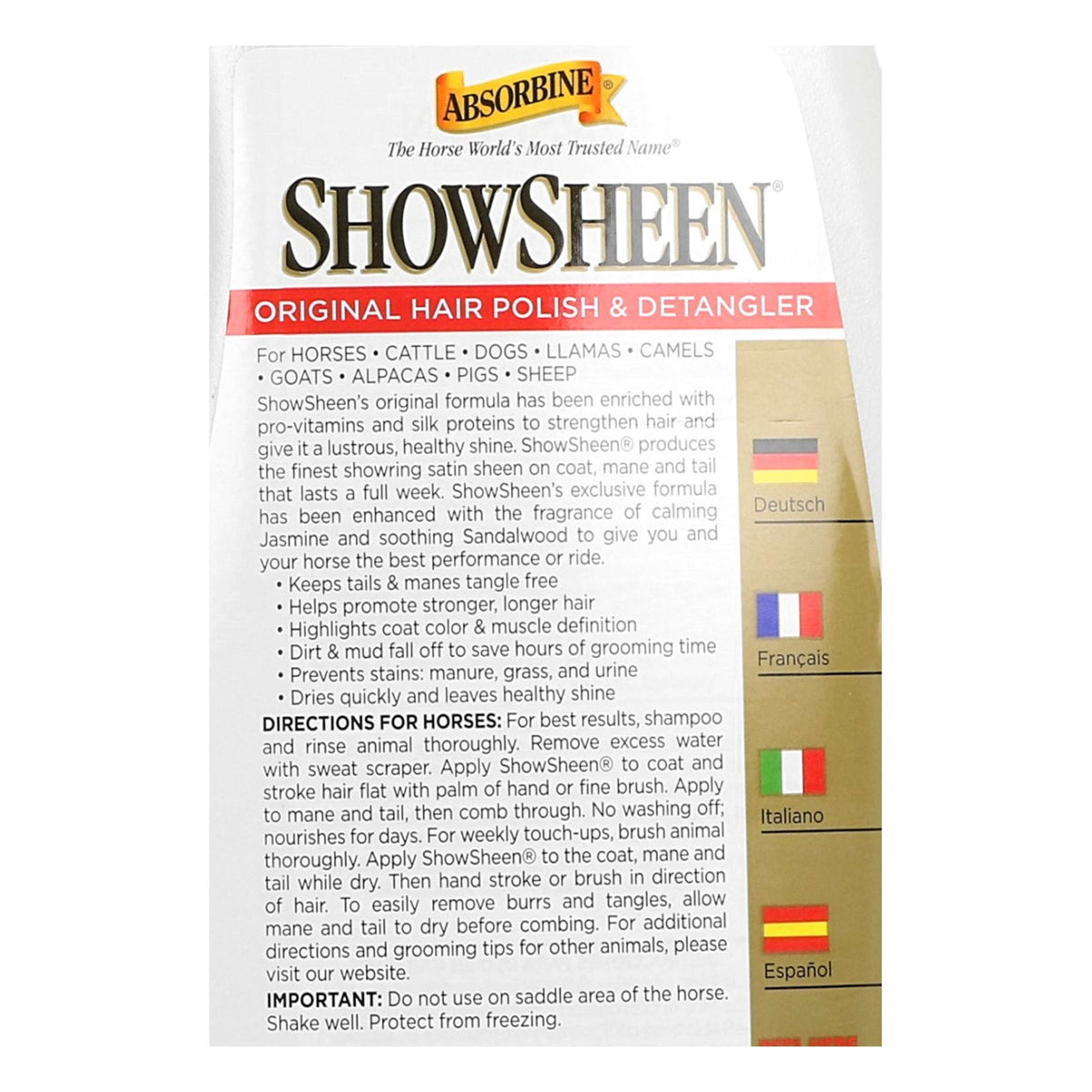 Absorbine Anti-Klit Showglanz