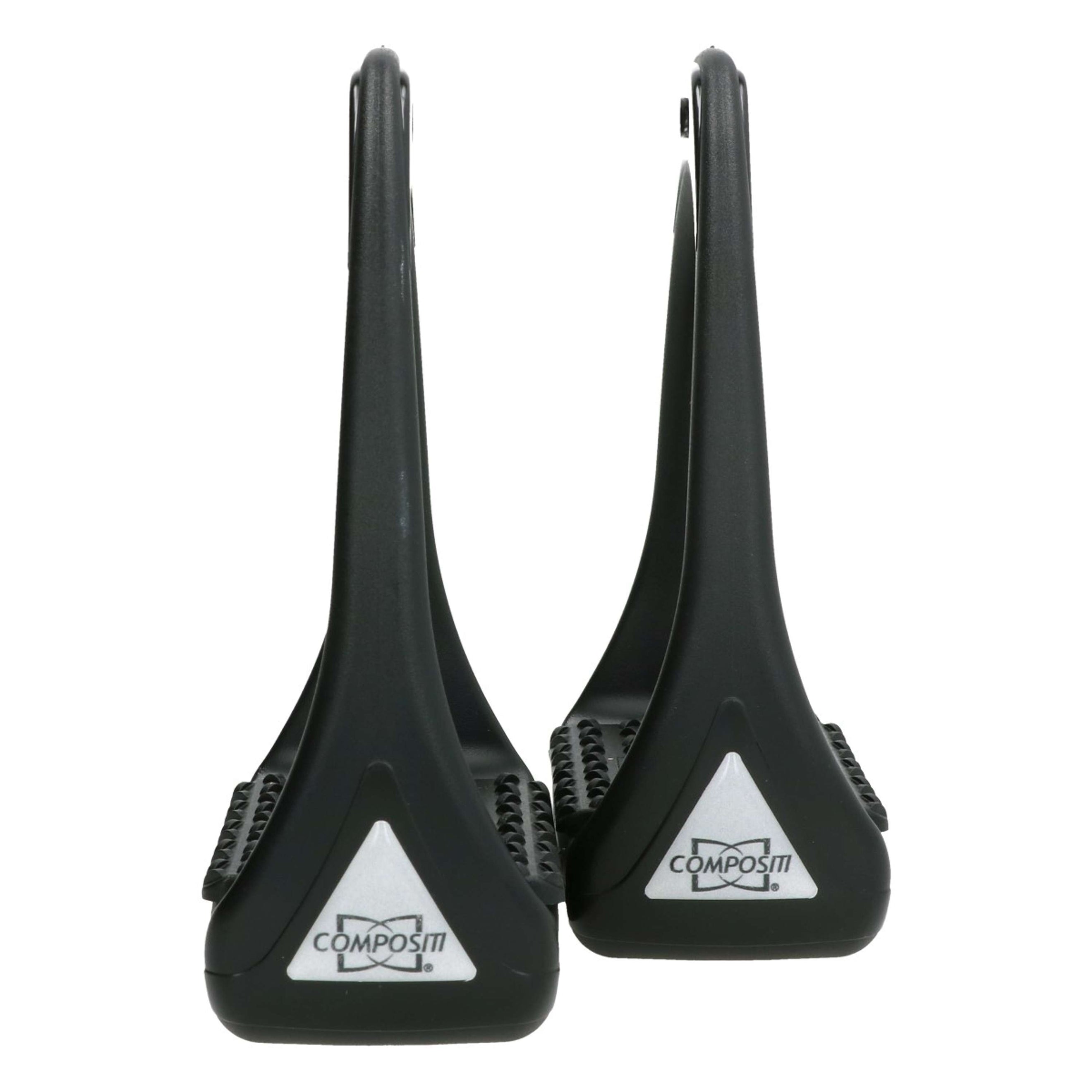 Compositi Steigbügel Reflex Schwarz Reflektierend Compositi Steigbügel Reflex Schwarz Reflektierend