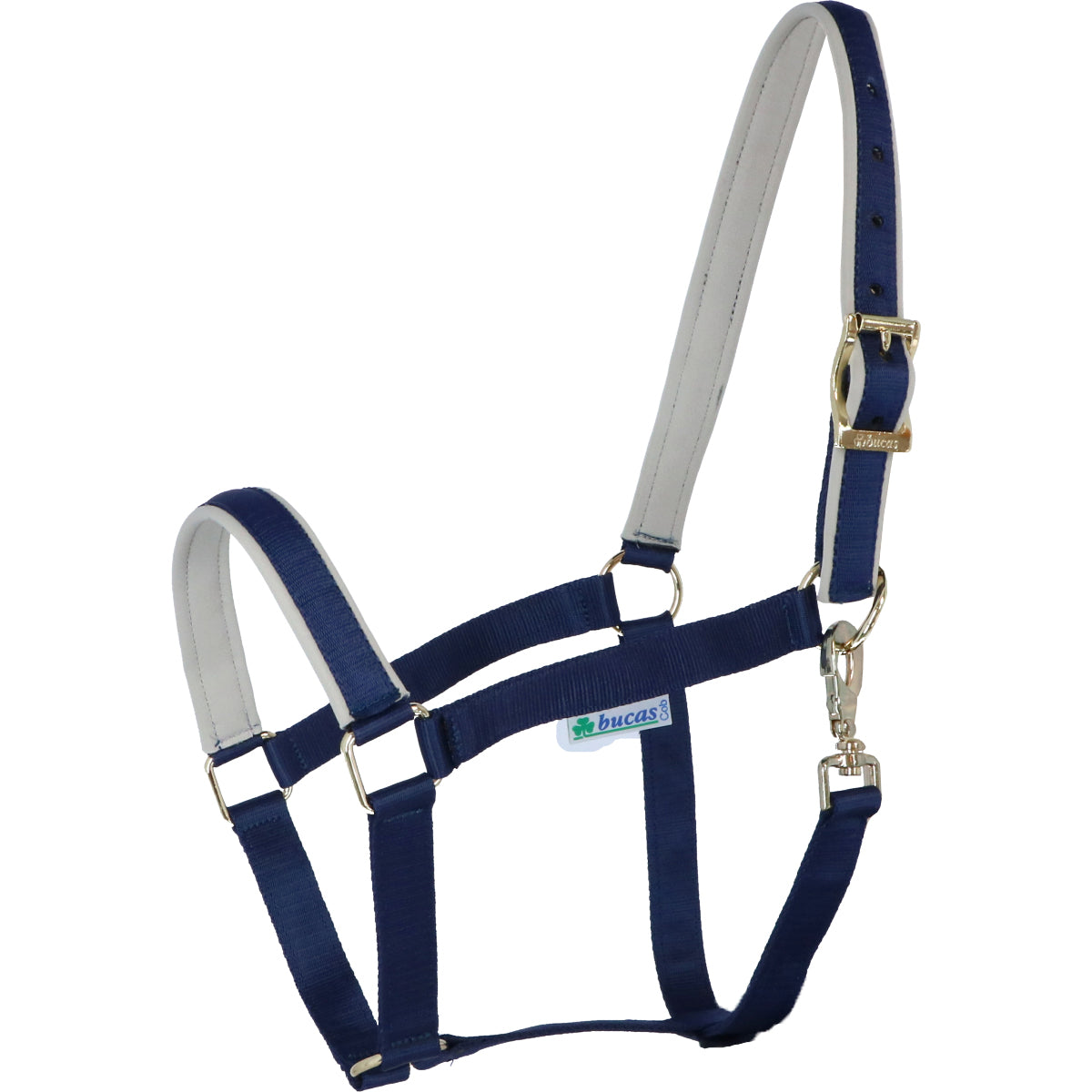 Bucas Halfter Dublin Navy/Silber