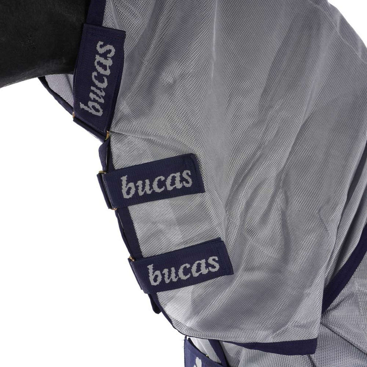 Bucas Buzz-Off Warmblut Neck Blau