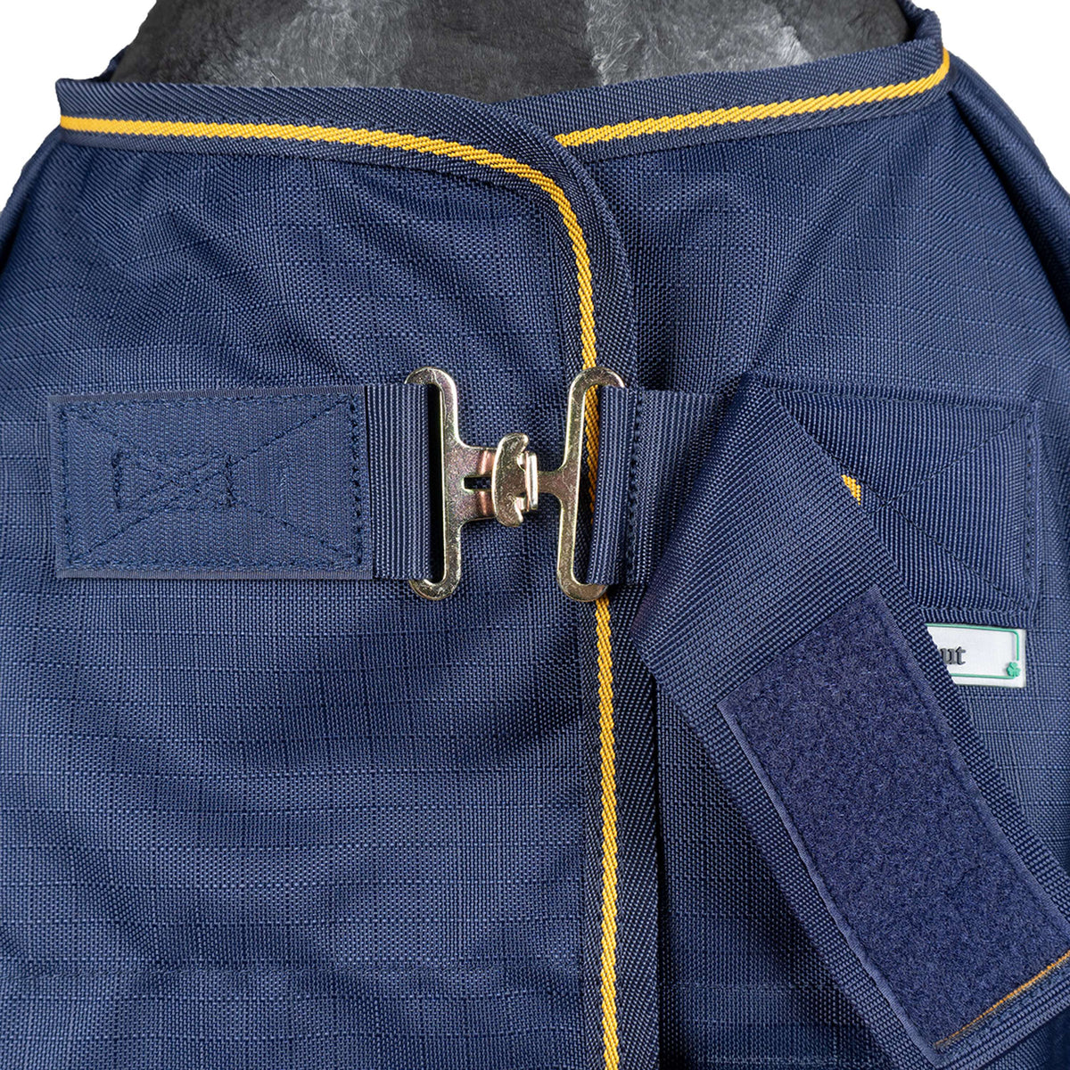 Bucas Irish Turnout 150g Navy/Gold