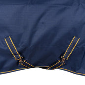 Bucas Irish Turnout 150g Navy/Gold