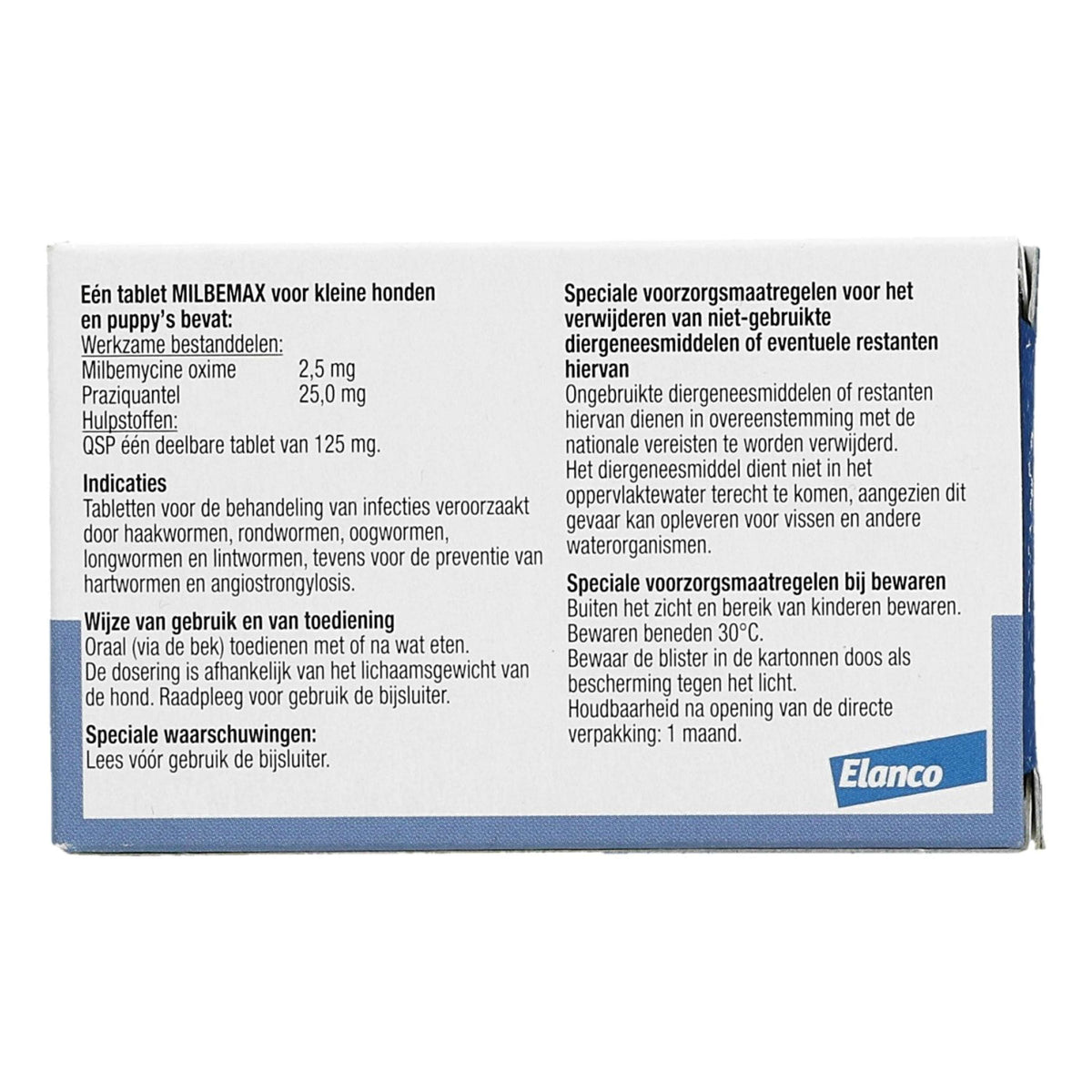 Milbemax Wurmtabletten kleiner Hund/Welpe