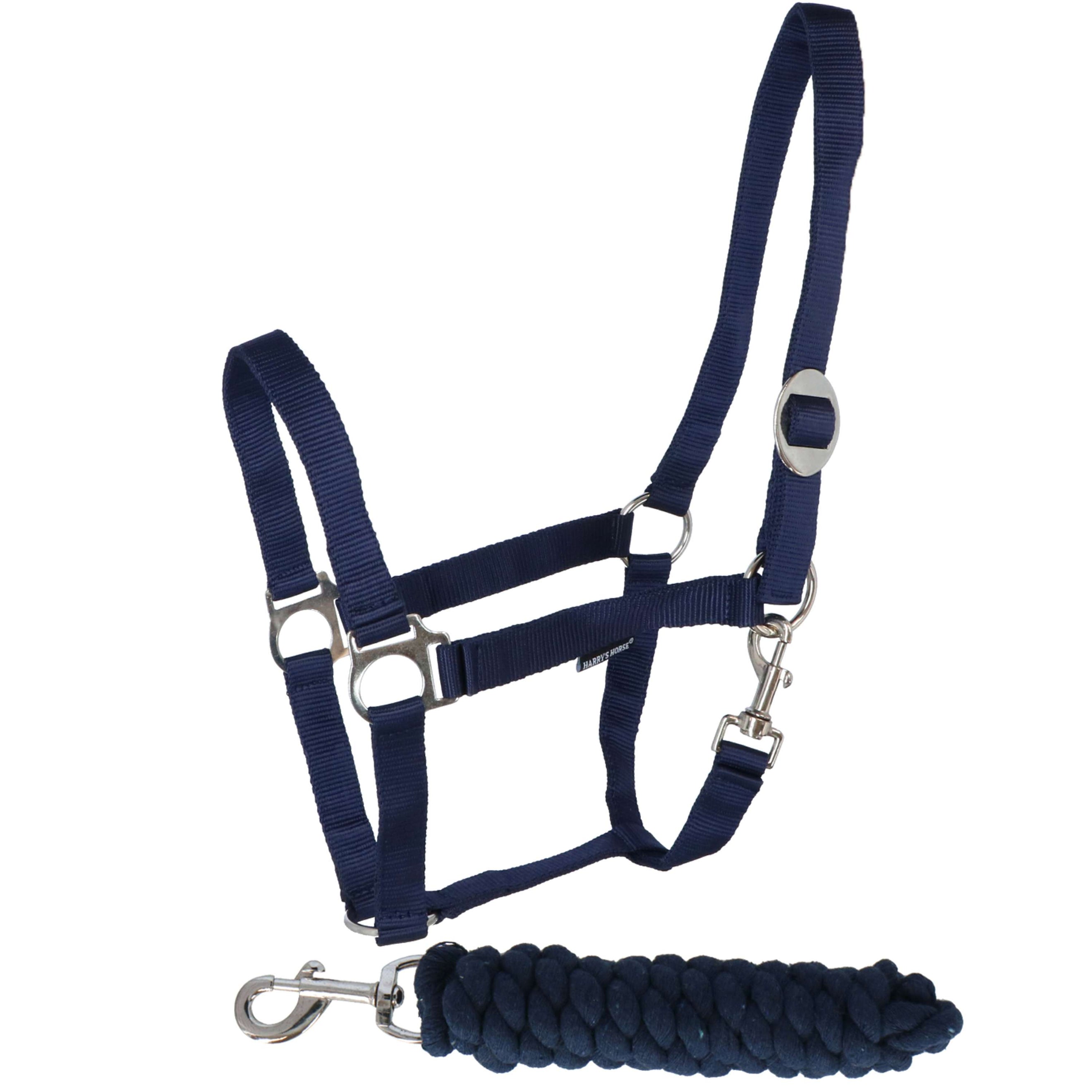 Harry's Horse Halfterset Initial Navy