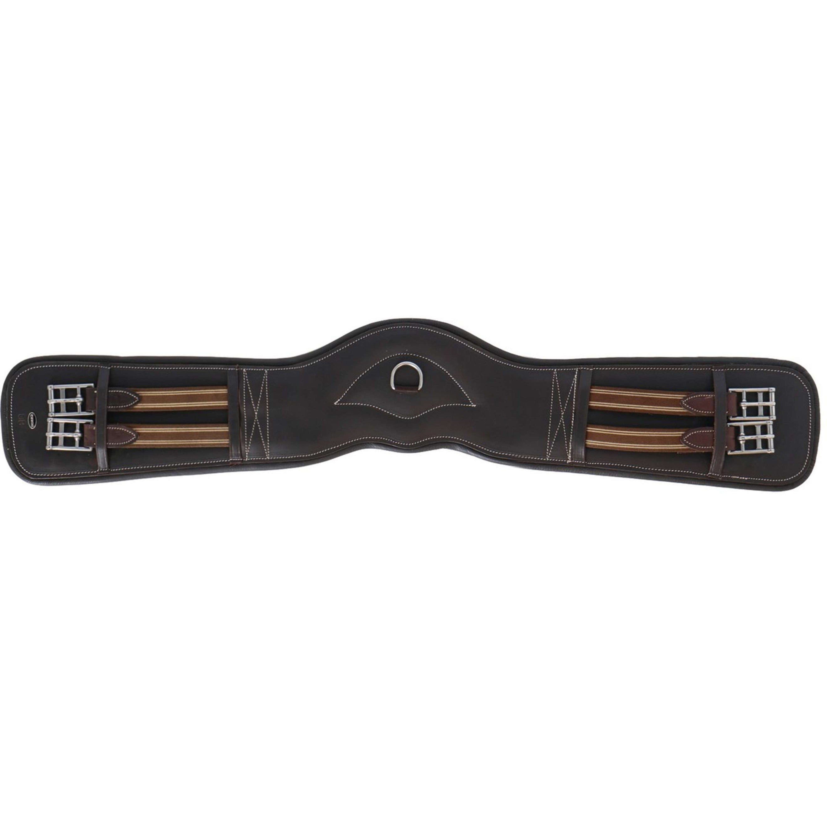 HORKA Dressurgurt Leder Braun/Silber HORKA Dressurgurt Leder Braun/Silber