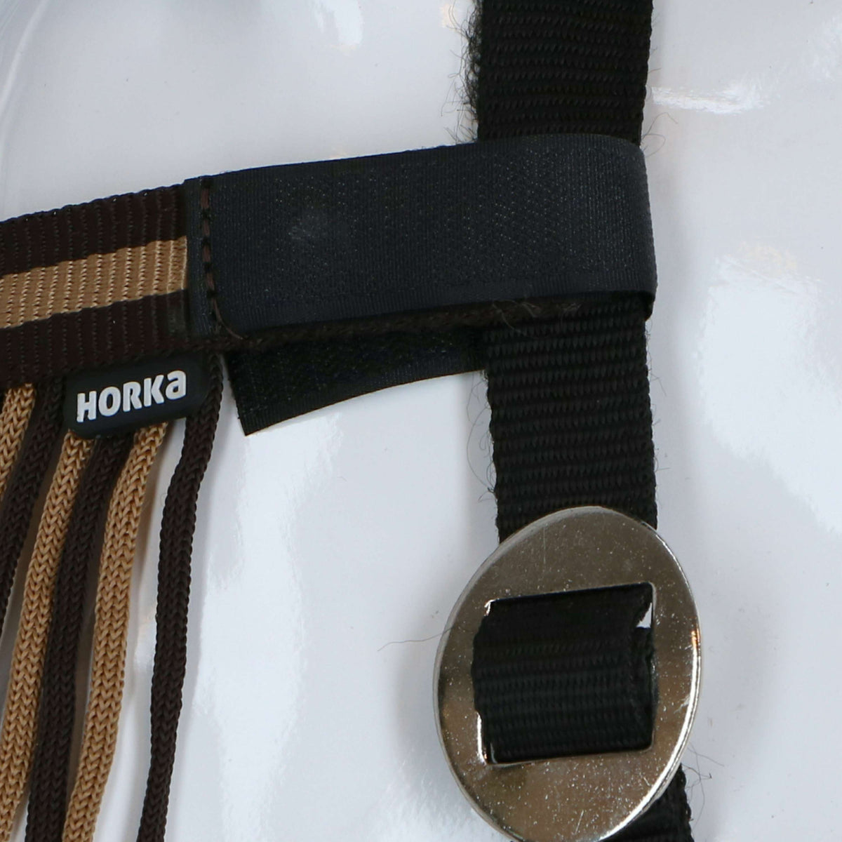 HORKA Fliegenstirnband für Halfter Braun