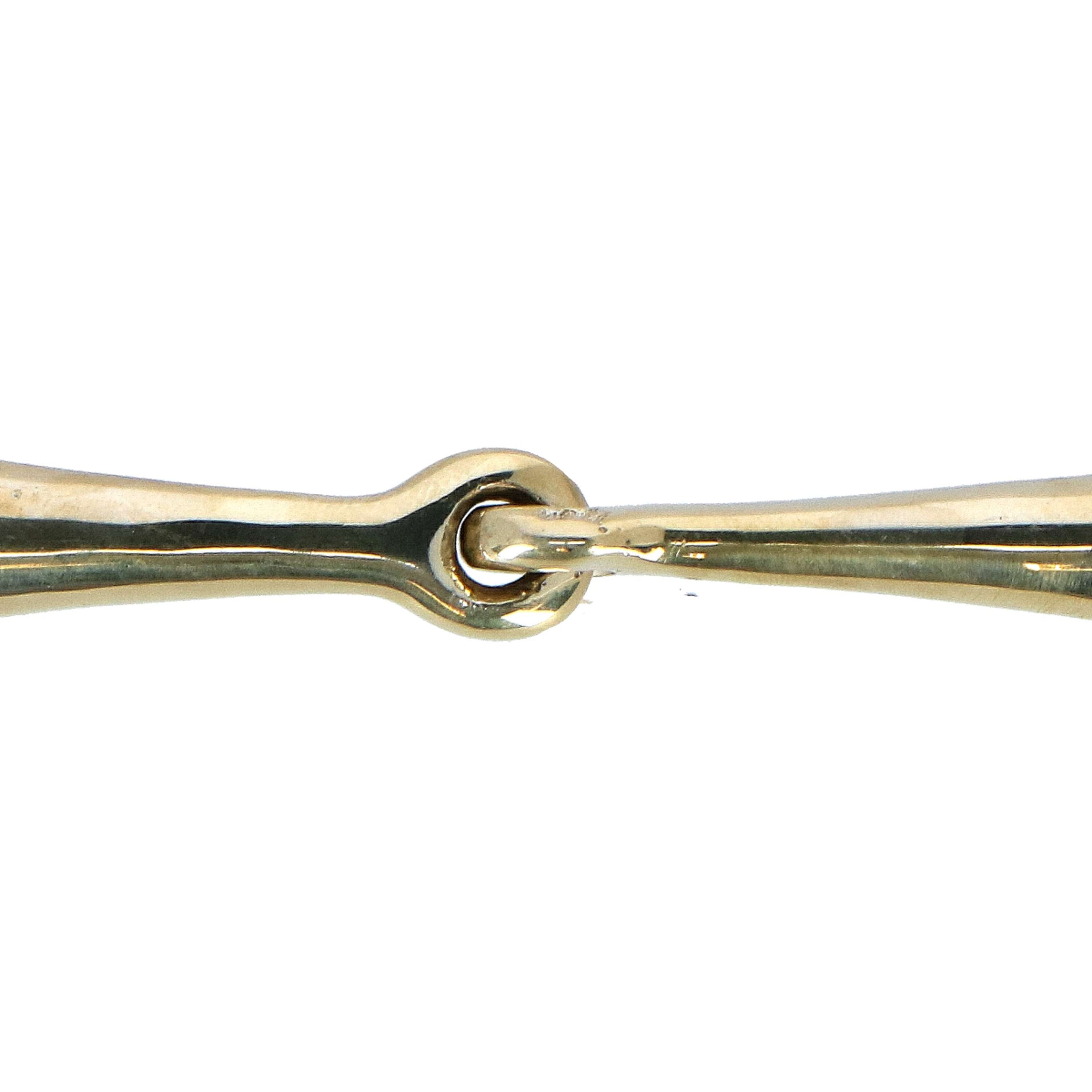 HORKA Gebiss 18mm Ringe 70mm Massiv Goldmessing HORKA Gebiss 18mm Ringe 70mm Massiv Goldmessing
