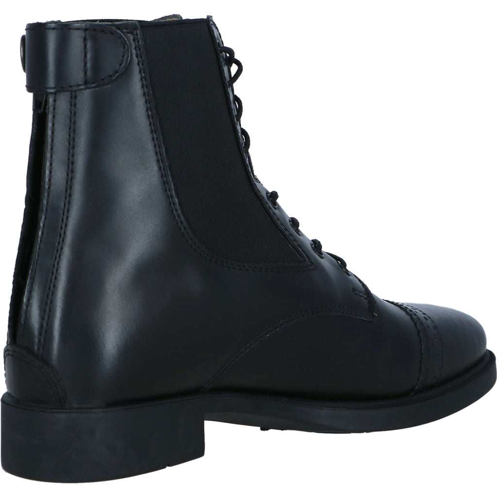 Kerbl Schnürstiefelette Monaco Glattleder Schwarz
