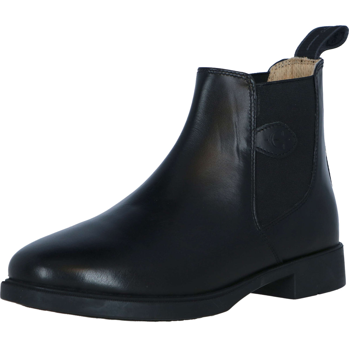 Covalliero Reitstiefelette Leder Classic Schwarz