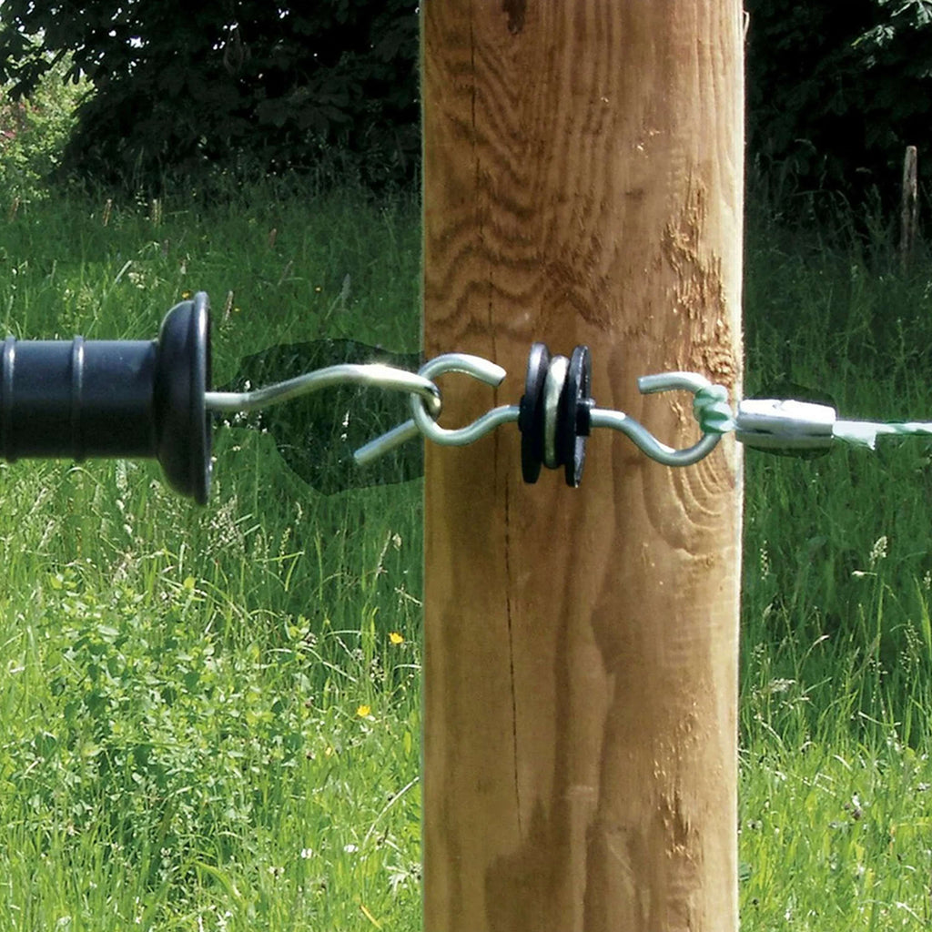 Agradi Power Torgriff Insulator Galvanised 2 Haken