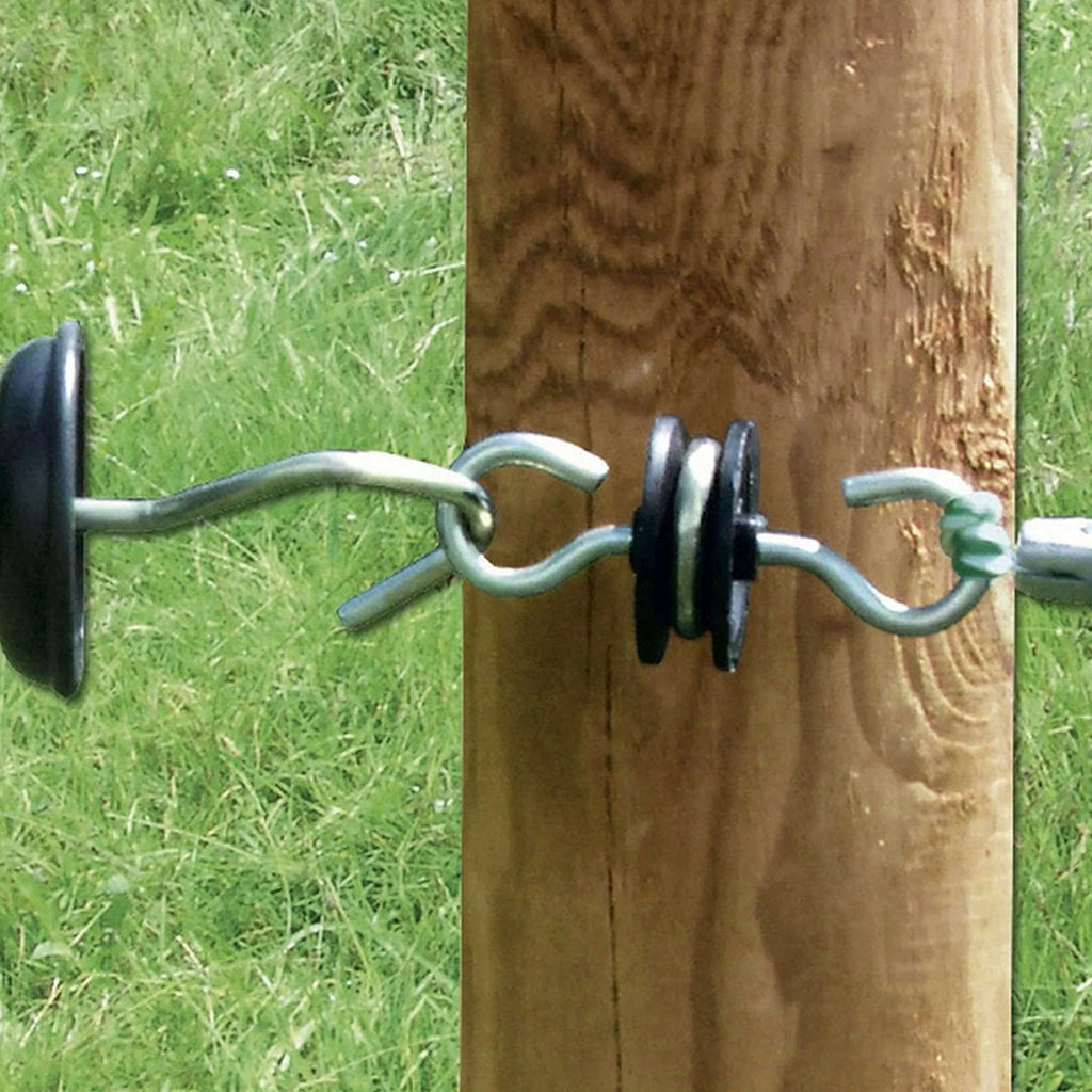 Agradi Power Torgriff Insulator Galvanised 2 Haken