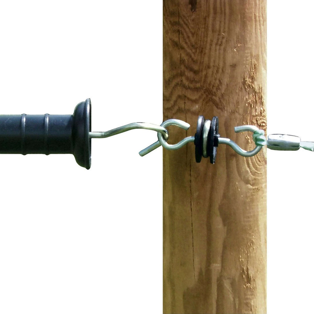 Agradi Power Torgriff Insulator Galvanised 2 Haken