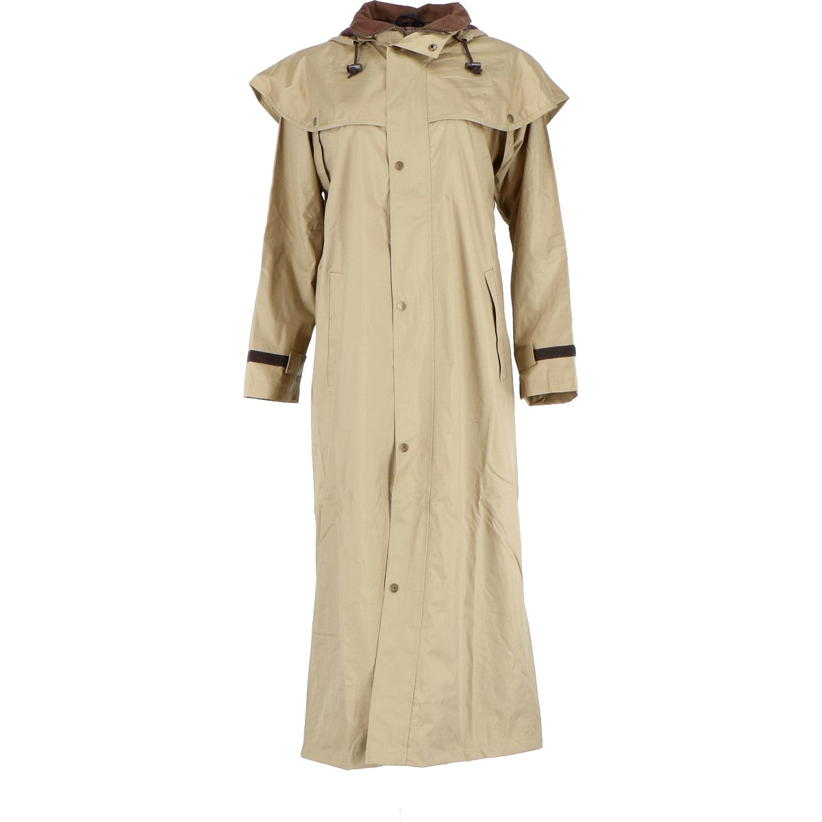 Scippis Black Roo Stockman Coat Beige