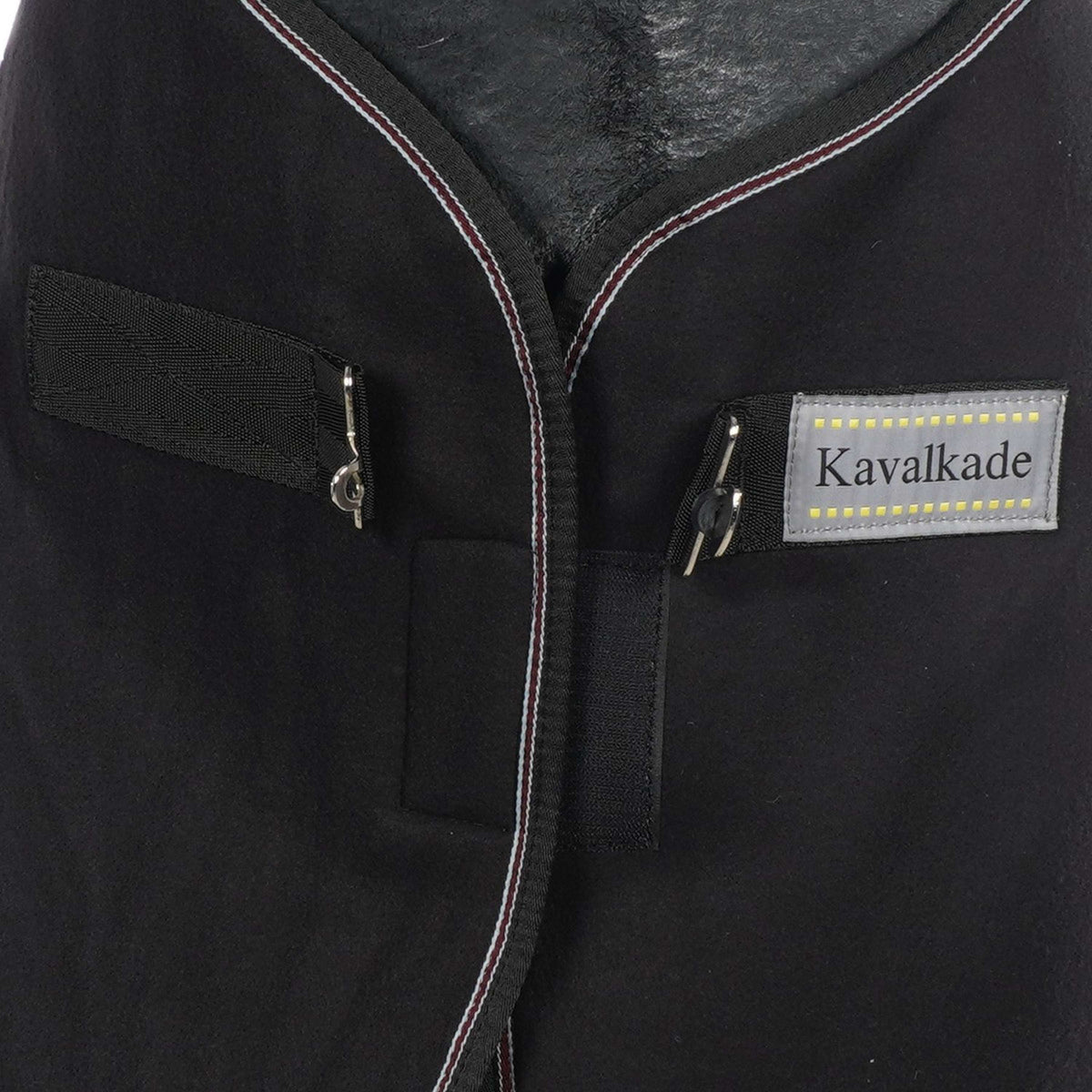 Kavalkade Abschwitzdecke Ecoline Fleece Schwarz