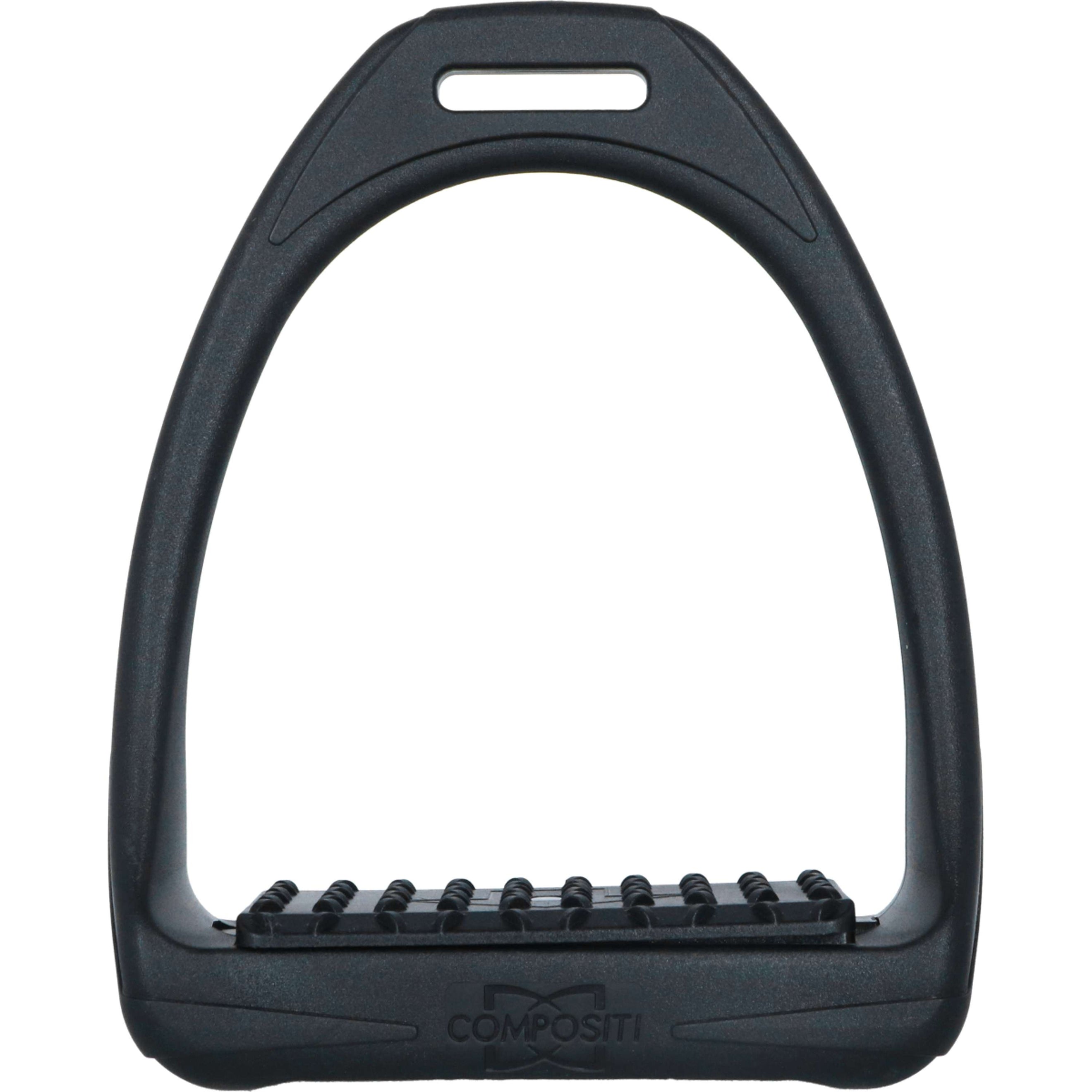 Compositi Steigbügel Reflex Schwarz/Schwarz Compositi Steigbügel Reflex Schwarz/Schwarz