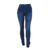 HKM Reithose Summer Denim 3/4 Alos Jeans Blau